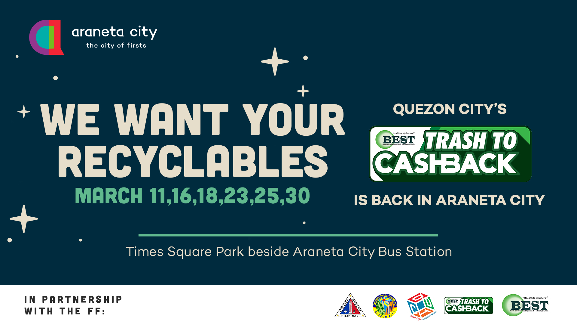 What to trade in Araneta City’s “We Want Your Recyclables”?
