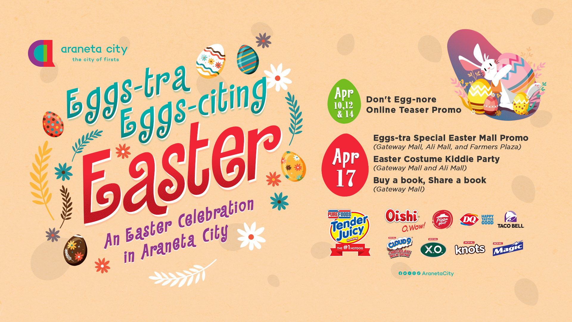Eggs-tra Special Easter Mall Promo at Araneta City