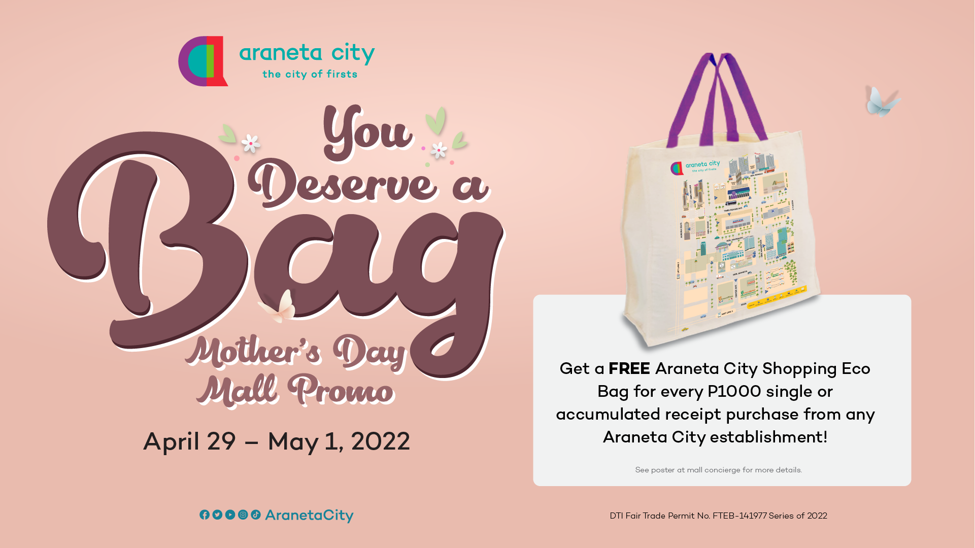 You Deserve a Bag: Mother’s Day Mall Promo