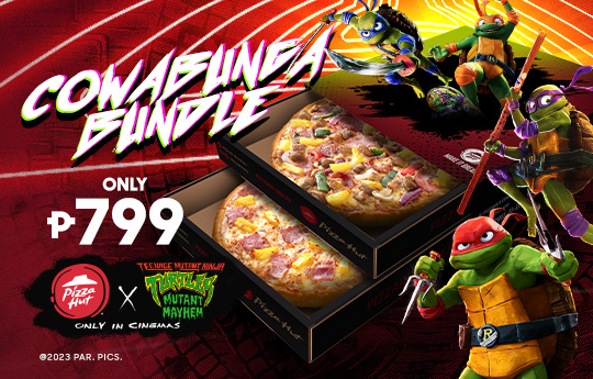 Enjoy a Cowabunga ride with the latest Pizza Hut deal