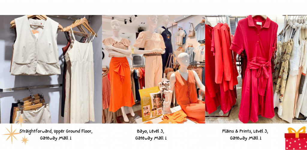 Featured outfits from Gateway Mall 1, Araneta City.