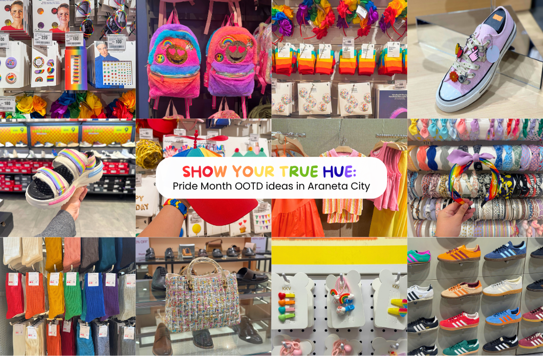 Show Your True Hue: Pride Month OOTD ideas in Araneta City