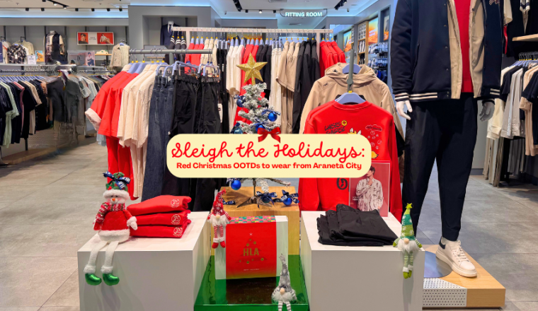 Red Christmas OOTDs to wear from Araneta City